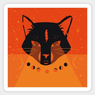 Black Cat Mystic Oracle Sticker